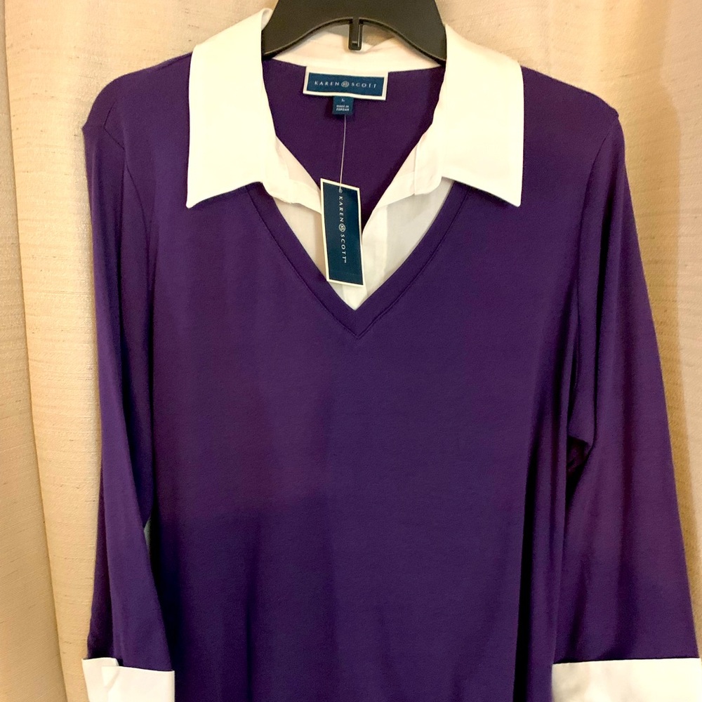 Karen Scott top new with tags